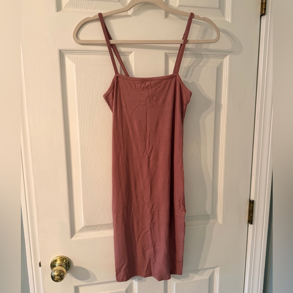 Mauve bodycon dress!